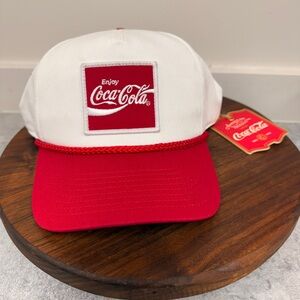 American Needle Red and White Hat